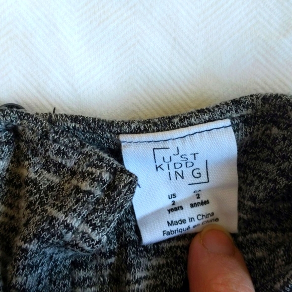 just kidding marled rayon blend plush knit comfy jumpsuit 2T toddler girls - Picture 2 of 8